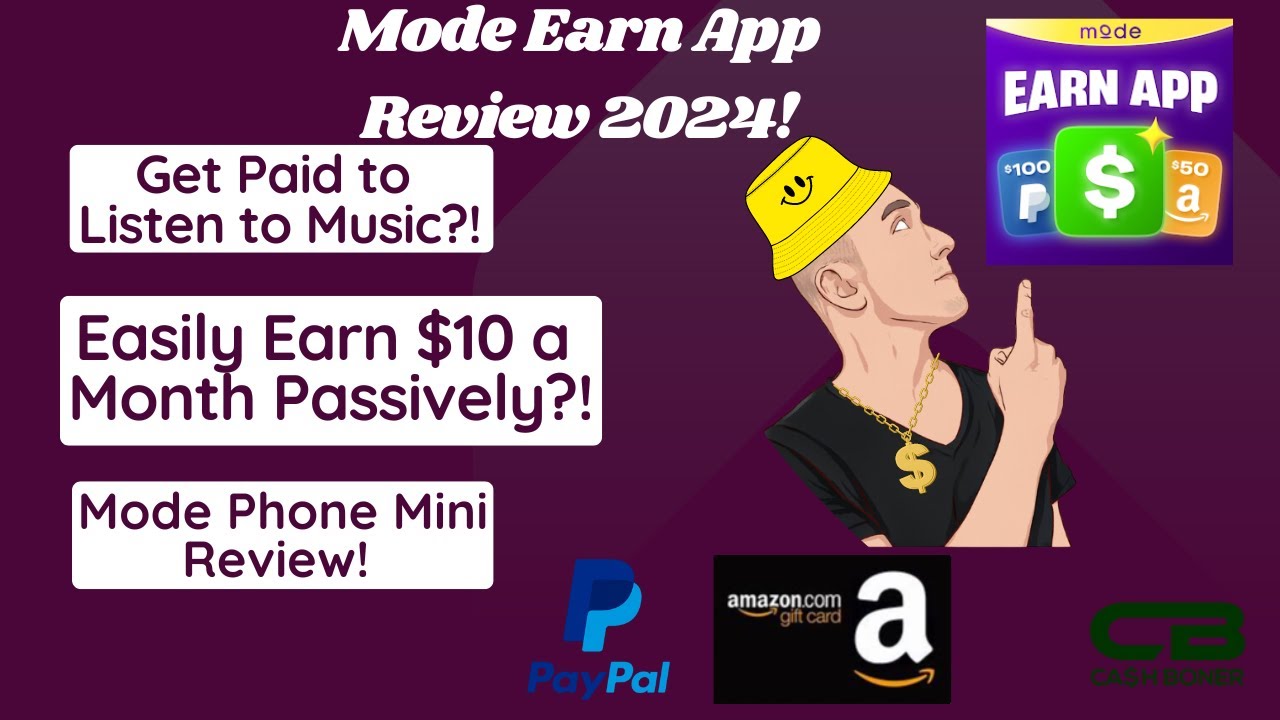 Mode Earn App Review 2024 - Get Paid to Listen to Music?! Scam? Passive Earnings? Mode Phone Review!