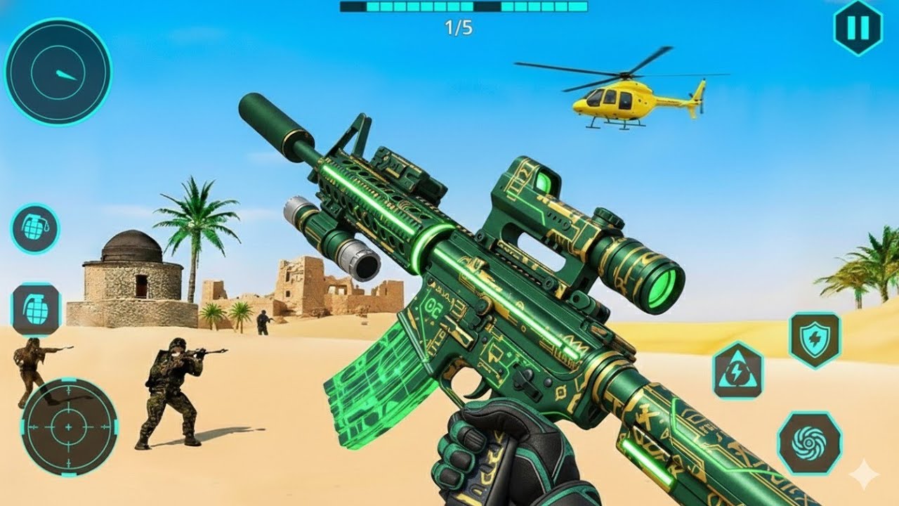 FPS Robot Shooter Strike Anti-Terrorist Shooting🥸 Android GamePlay