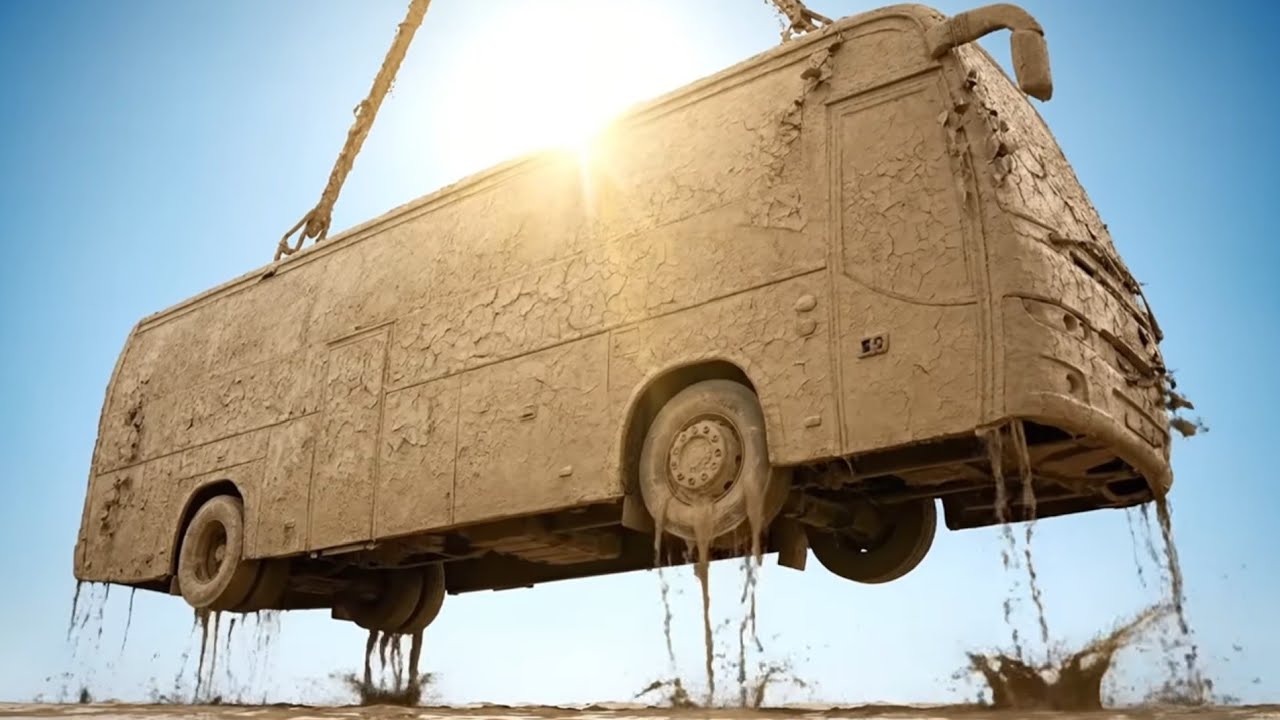 Pulled From a Mud Pit! 🚍 IMPOSSIBLE Restoration? | Biohazard Bus Deep Cleaning & Full Rebuild