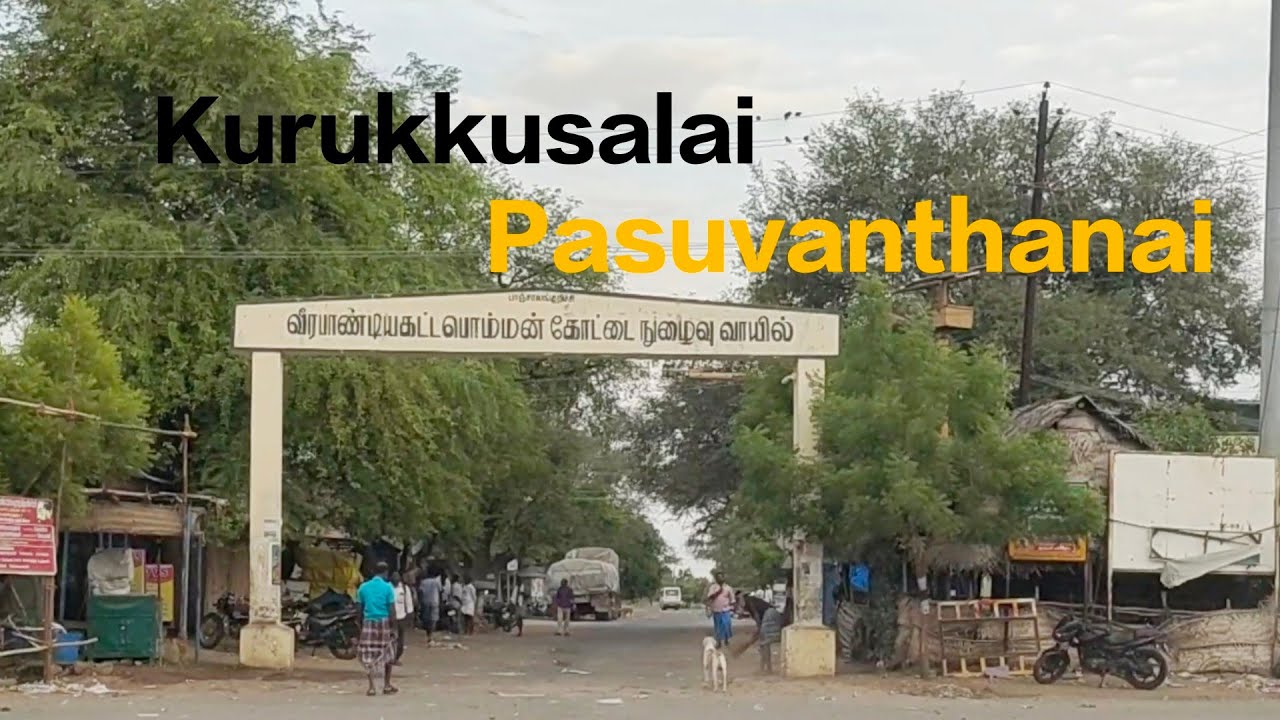 There is a beautiful village called Pasuvanthanai from the place called kurukkusalai and we started