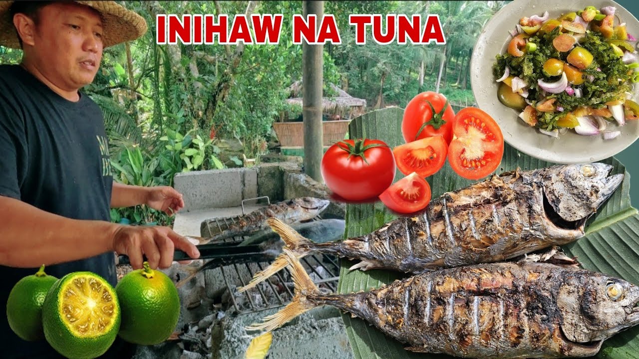 Sugod KAMI ni Mrs sa bulongan ng isda...Inihaw na tuna Habang naminitas ng prutas