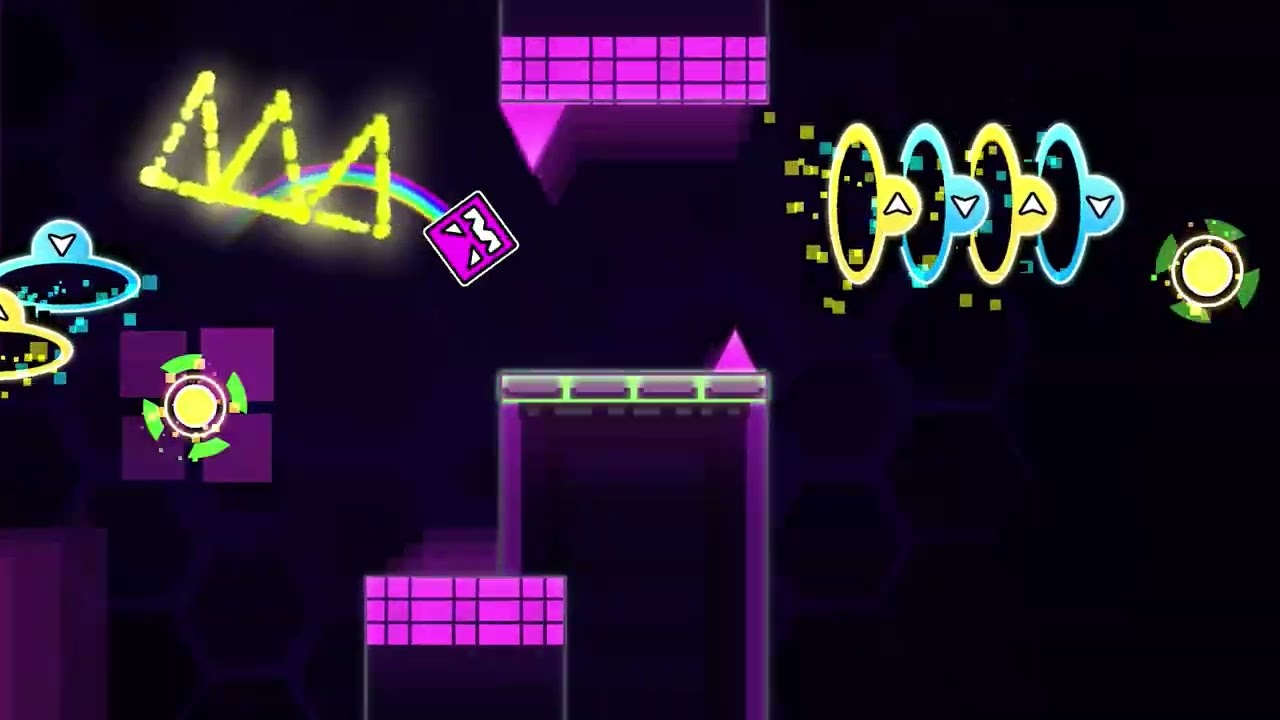 edible crayons (Geometry Dash showcase)