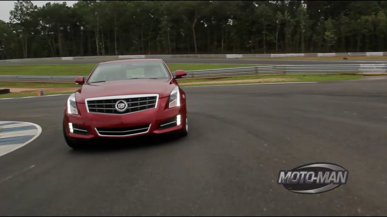 Cadillac ATS 2.0 Turbo с механической коробкой передач на трассе