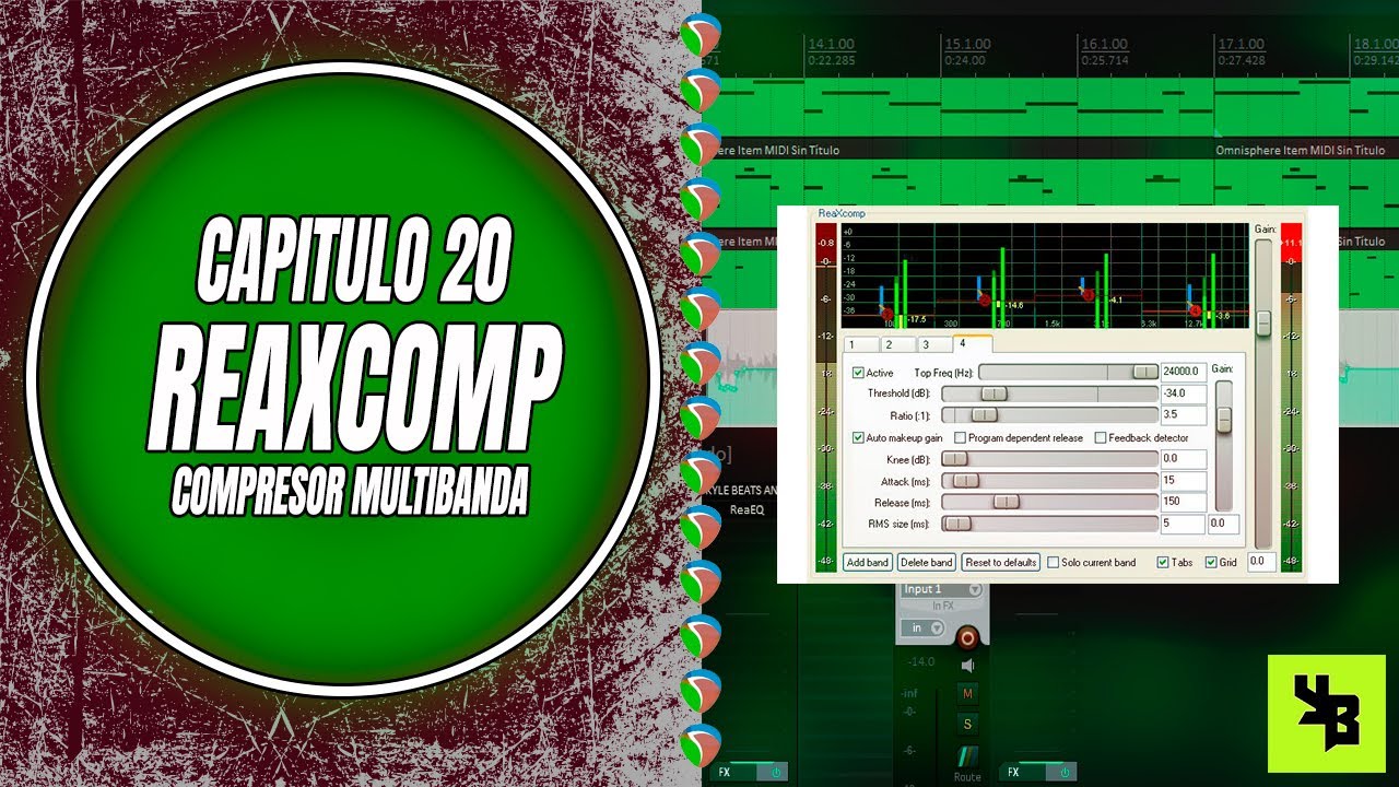 controla tus GRAVES o siempre SONARAS FLACO |  compresor multibanda REAXCOMP |