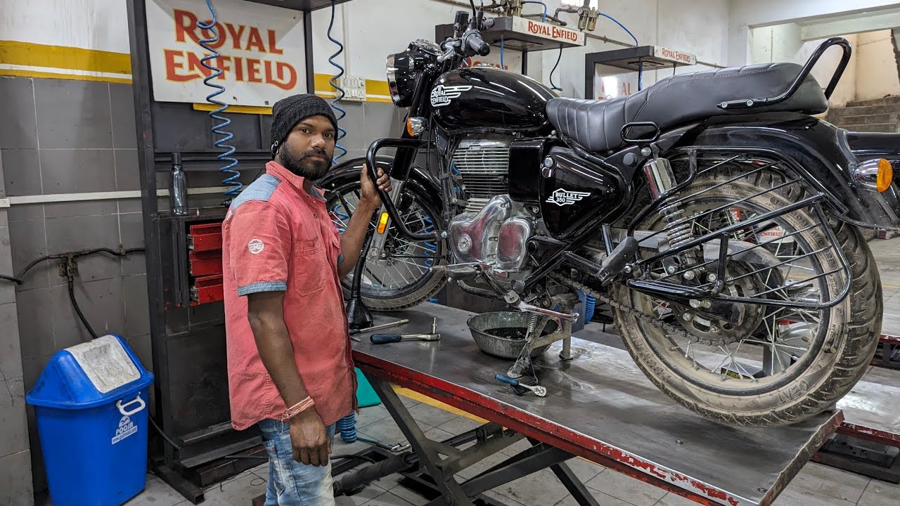 First Service (500 km) - New 2024 Royal Enfield Bullet 350