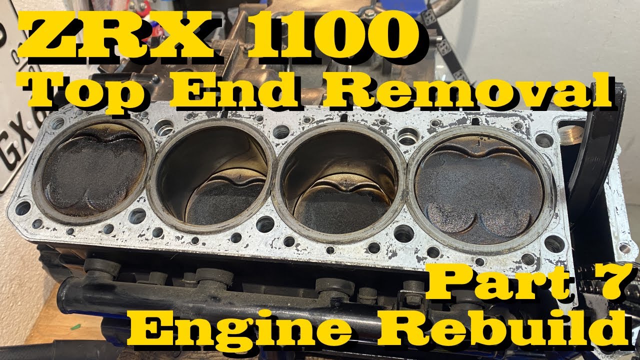 Kawasaki ZRX 1100 Top End | Cylinder Head Removal | Zylinderkopf Ausbau [Engine Rebuild Part 7]