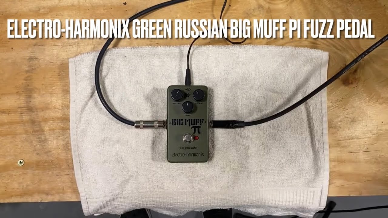 How to repair an Electro-Harmonix Green Russian Big Muff Pi Fuzz Pedal DIY no talking DeoxIT