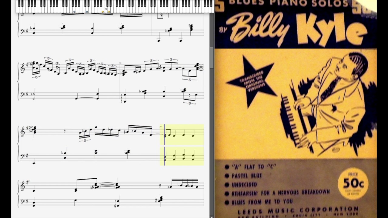 Blues from Me to You by Billy Kyle (1943, Blues piano)
