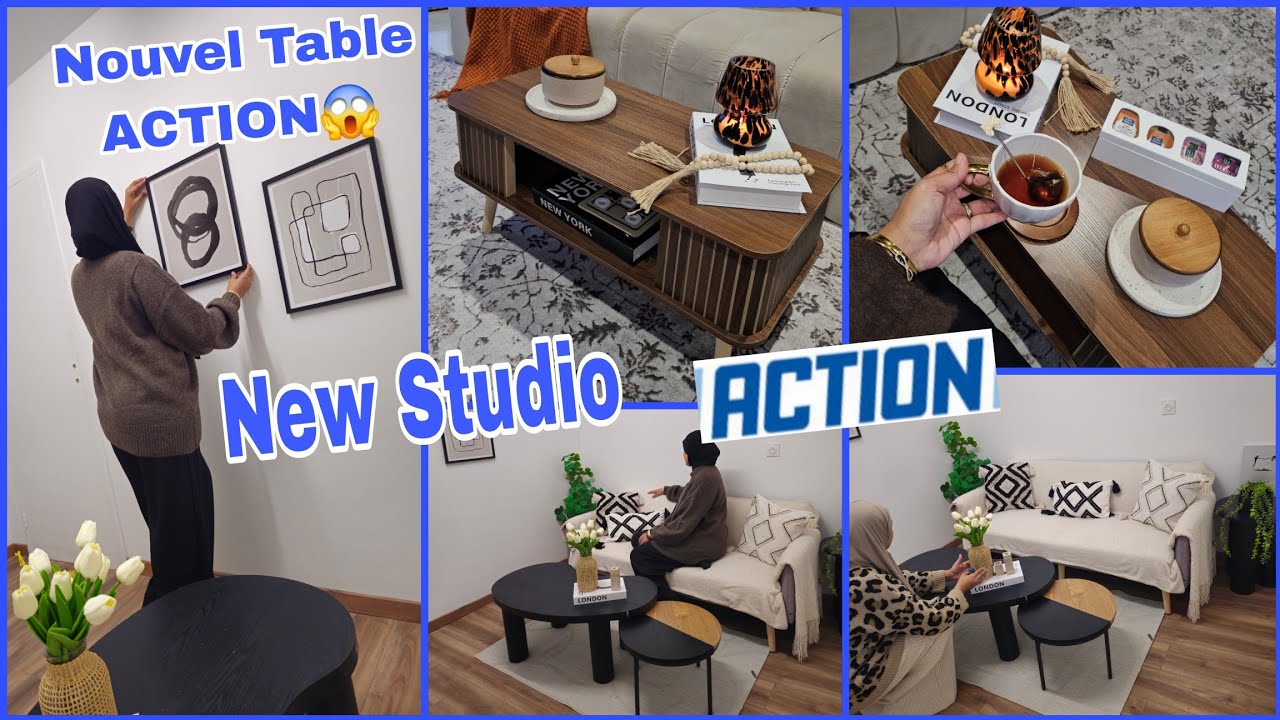😱NOUVEL TABLE ACTION _ NOUVEL PIÈCE A LA MAISON _ J'AI ENFIN MON STUDIO #action #tableaction #vlog 