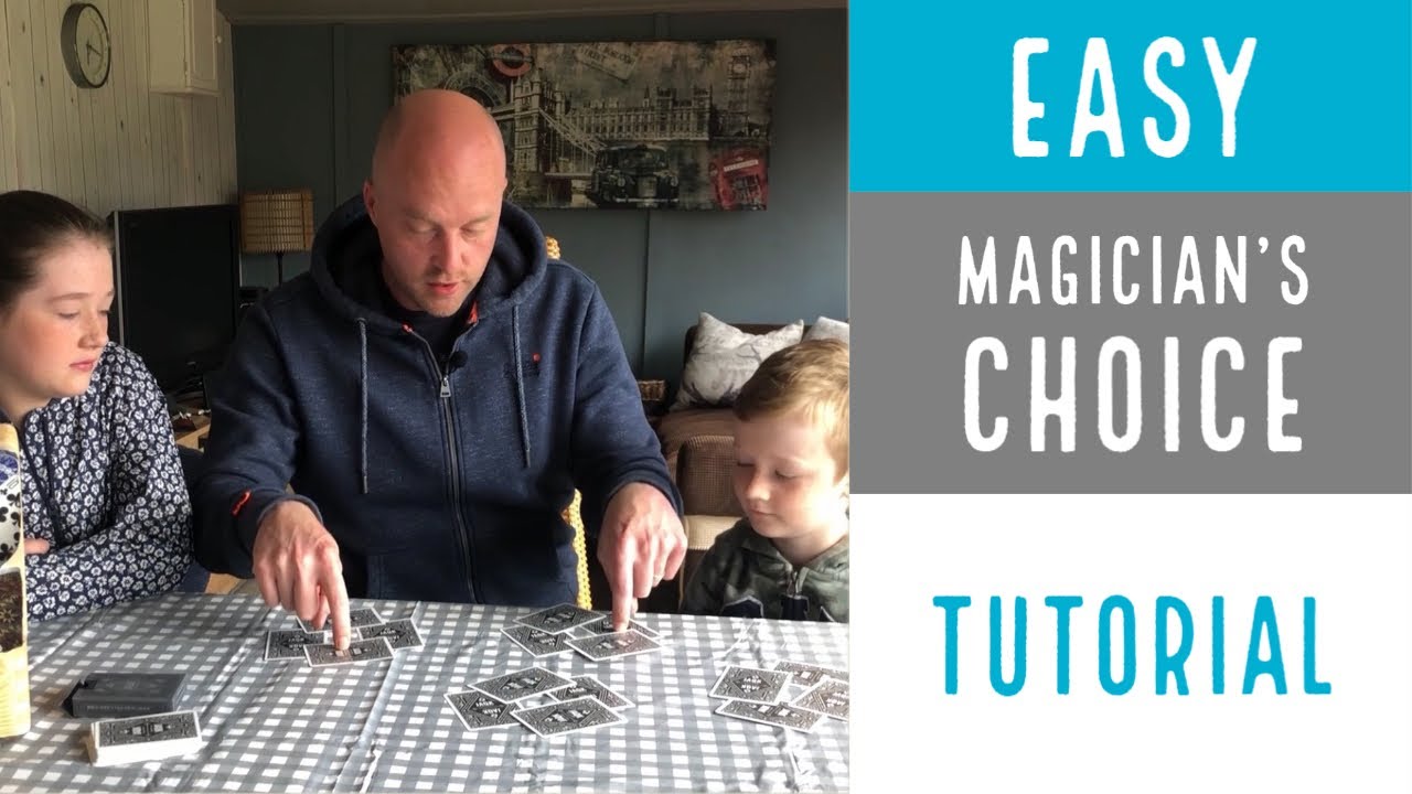 EASY MAGICIAN'S CHOICE CARD TRICK: TUTORIAL
