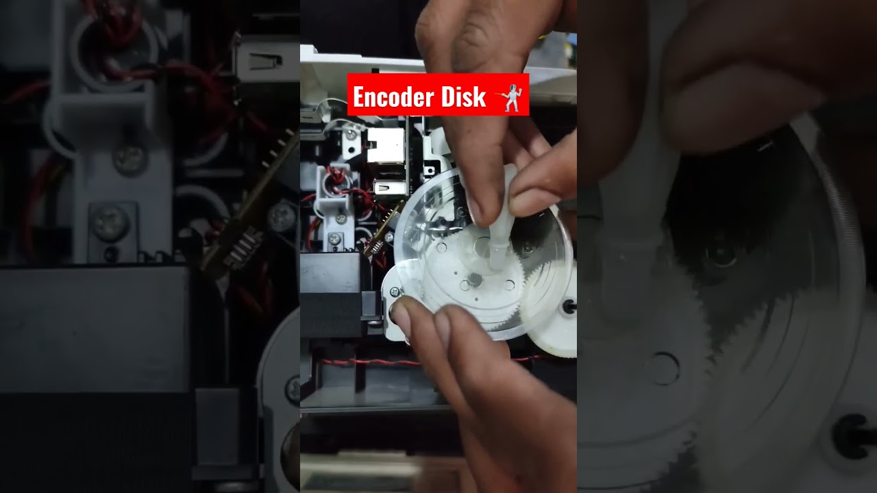 Encoder disk in printer | encoder sensor | encoder strip #shorts #youtubeshorts