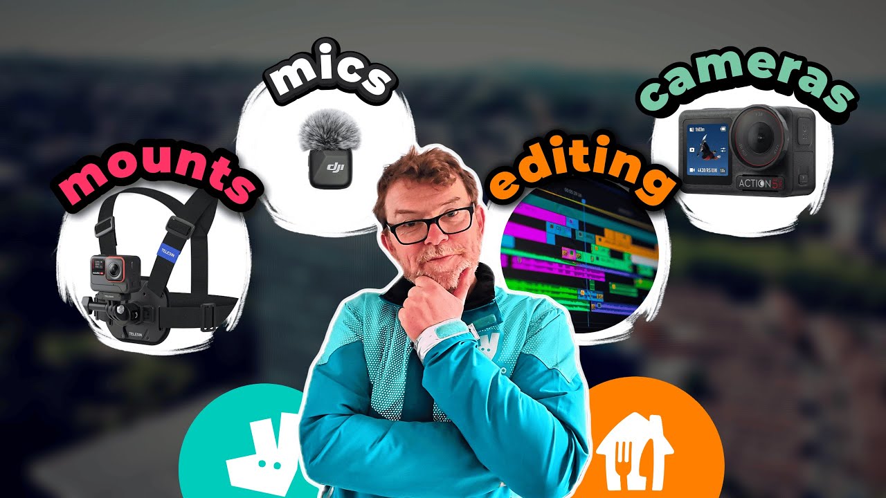 Delivering Food and Sharing Vlogging Tips - Mounts, Mics, Cameras and Editing