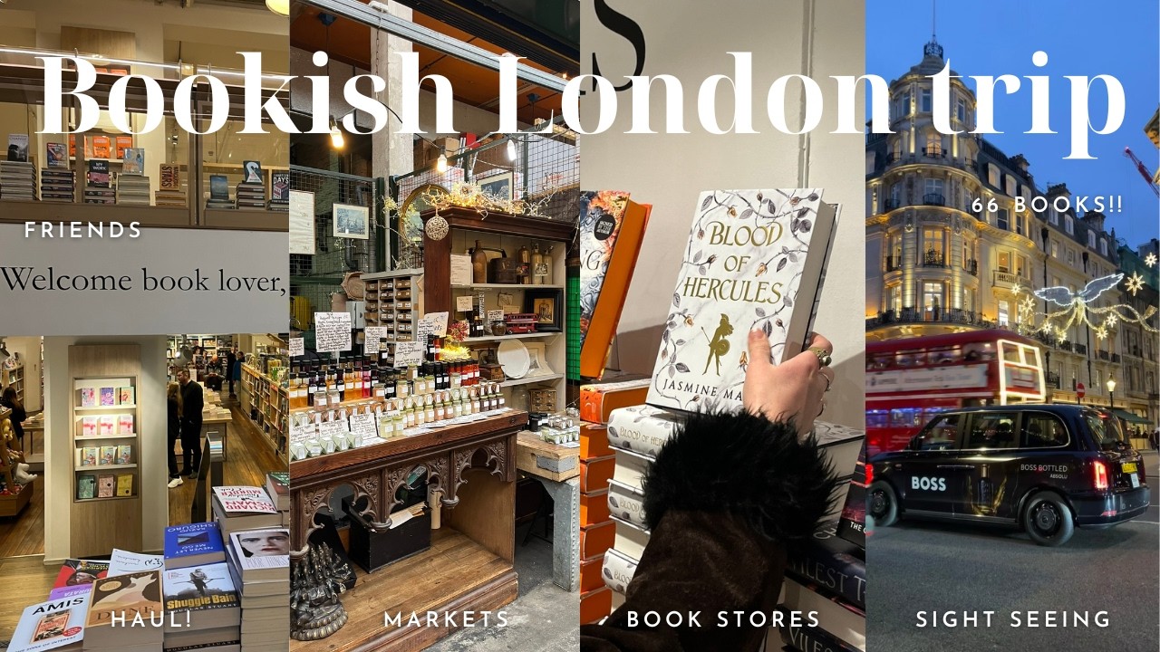Book shopping in london & huge book haul!