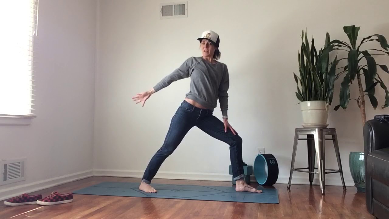 Yoga in JEANS!!