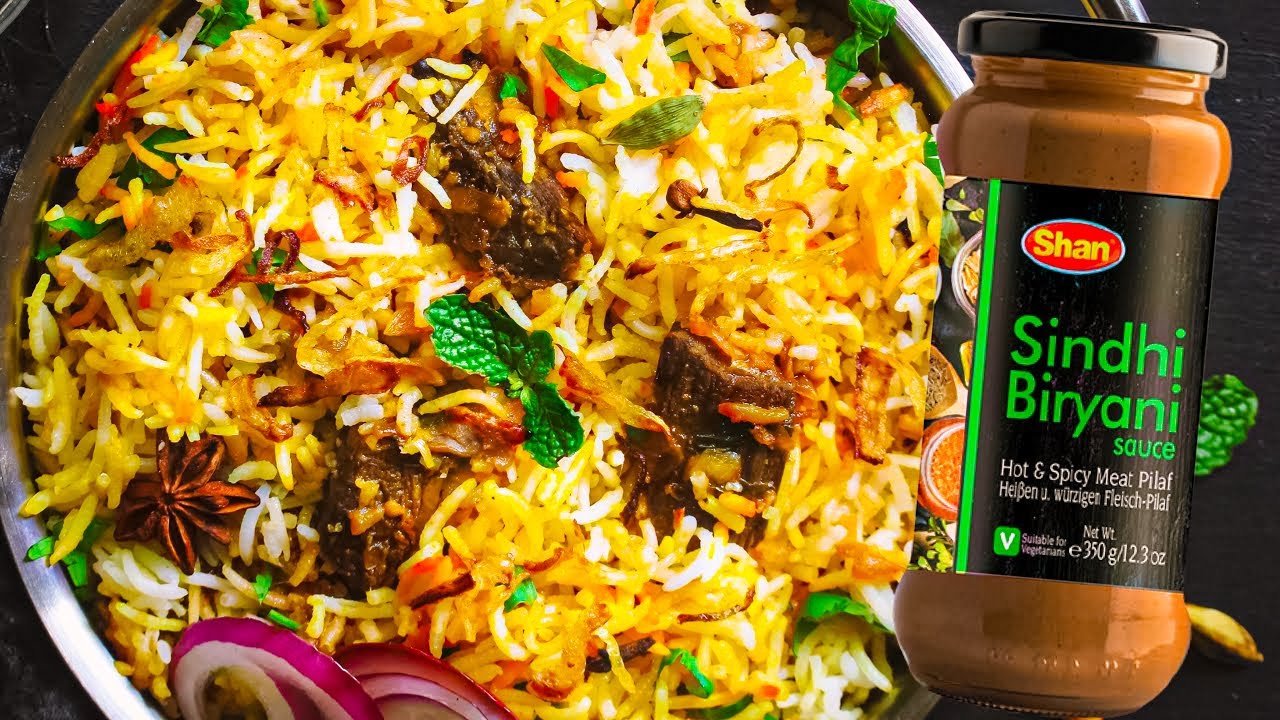 Beef Biryani - Shan Sindhi Biryani Sauce