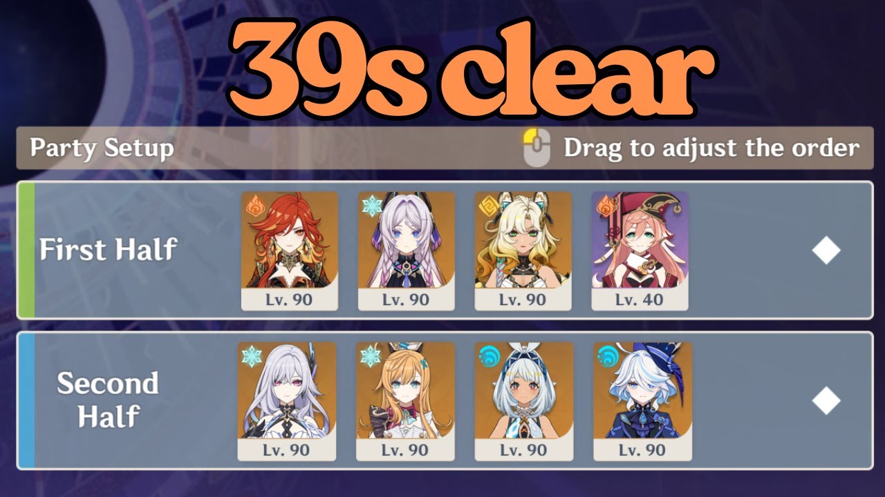 5.8 Abyss Floor 12 cleared in 39s