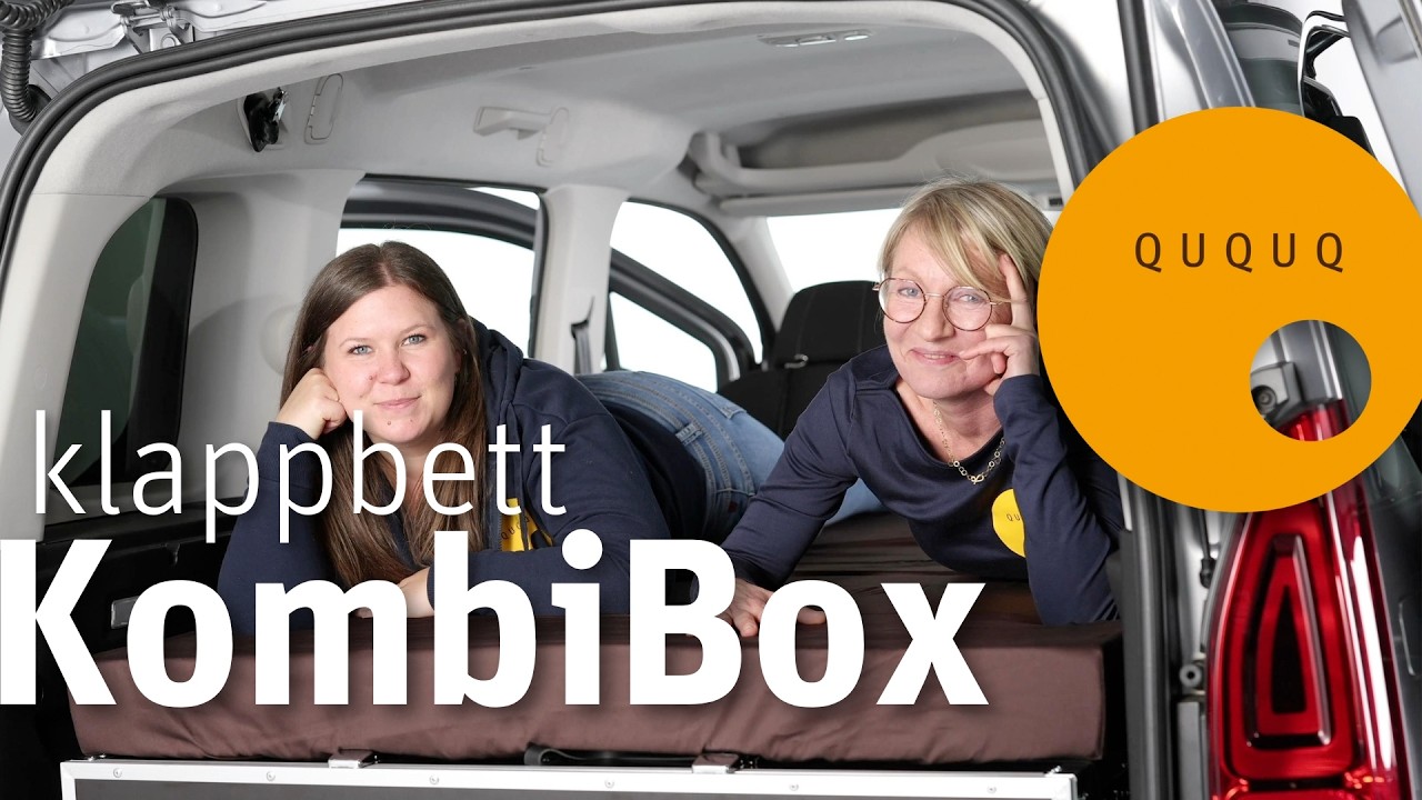KB03 | QUQUQ KombiBox Klappbett | So einfach und bequem kannst du in deinem Hochdachkombi schlafen
