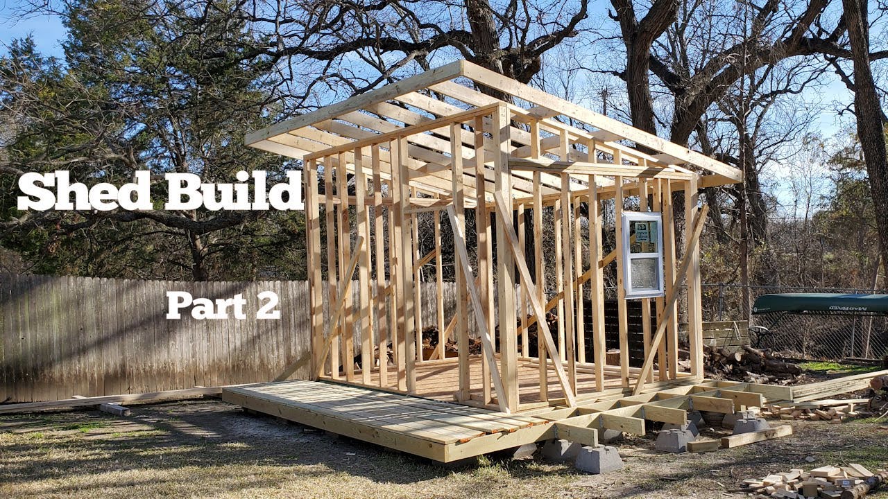 DIY Shed Build Part 2 of 3
