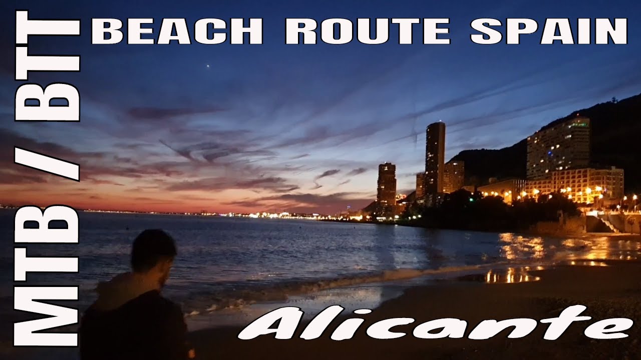 MTB / BTT Alicante -Playas  Postiguet, Albufereta, Almadraba,  San Juan y  Campello | +Dron Tonikko