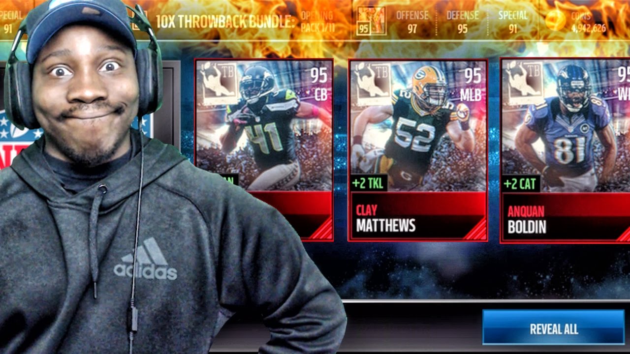 THROWBACK PACK OPENING & NEW ELITE PLAYERS! Madden Mobile 17 Gameplay Ep. 29