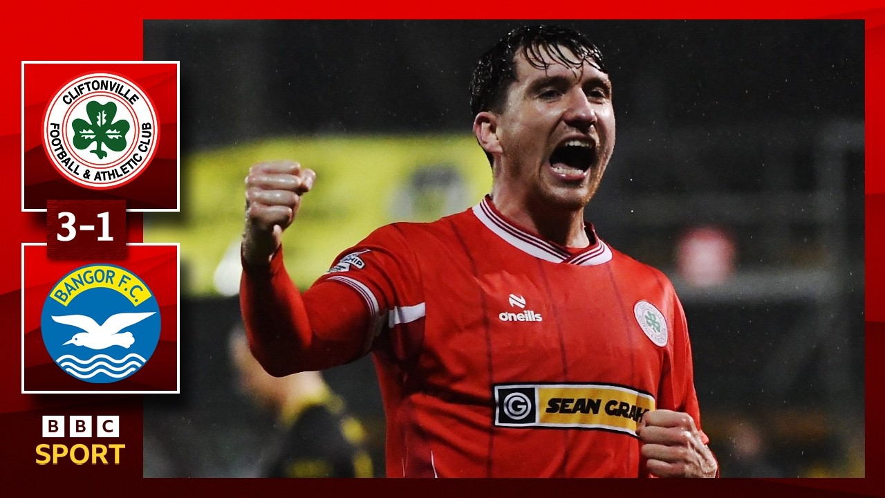 HIGHLIGHTS | Cliftonville 3-1 Bangor
