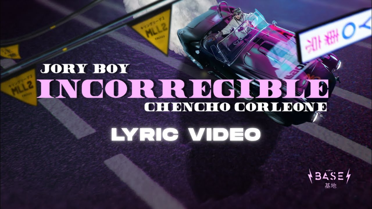 Jory Boy x Chencho Corleone - Incorregible [Lyric Video]
