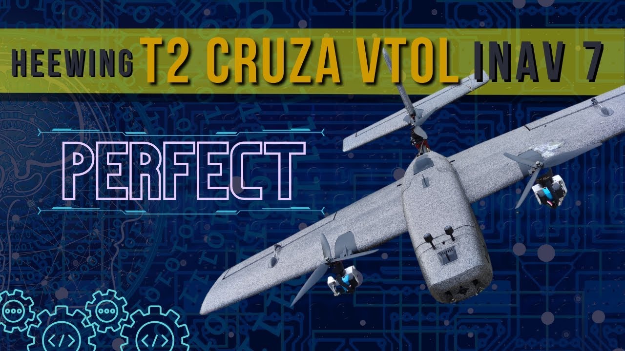 Heewing CRUZA T2 VTOL ...At last it can Take Off and Land Vertically