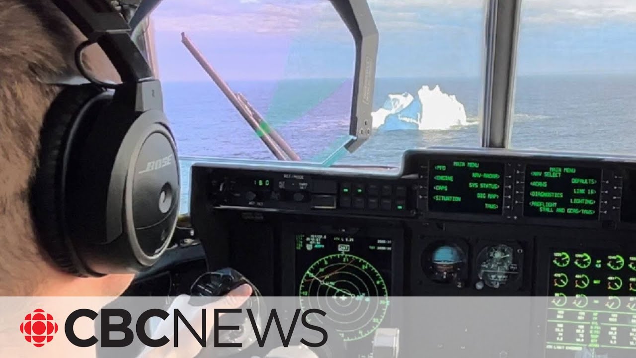 Ride along with iceberg spotters as they keep ships safe