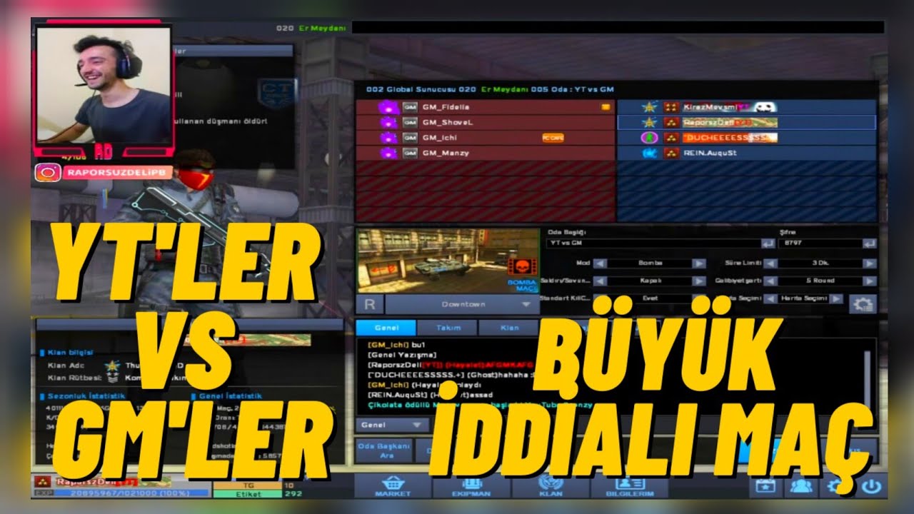 YT'LER vs GM'LER - BÜYÜK İDDİALI MAÇ[TROLLENDİK] - POİNT BLANK