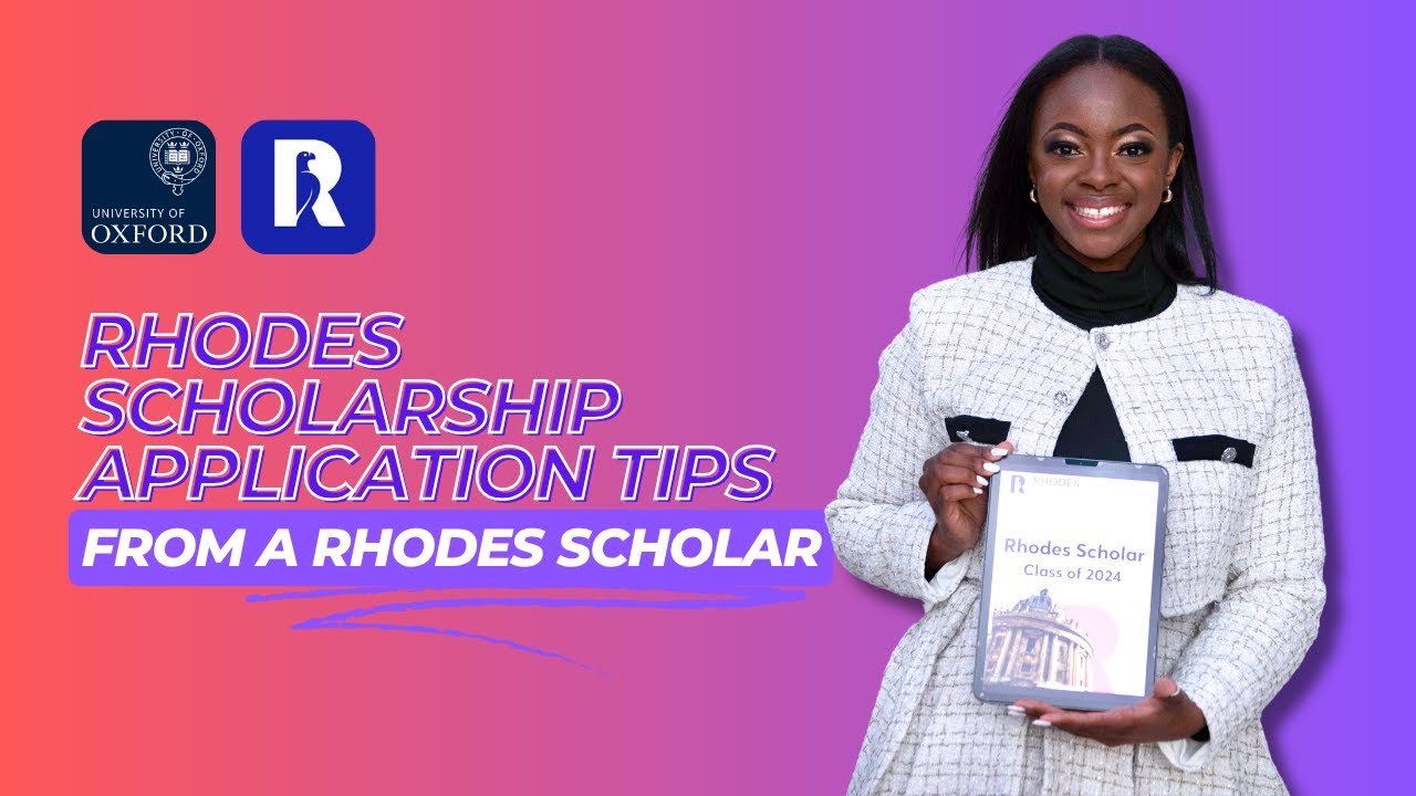 How I Won the Rhodes Scholarship to Oxford University!!!  essays + interview experience 📚