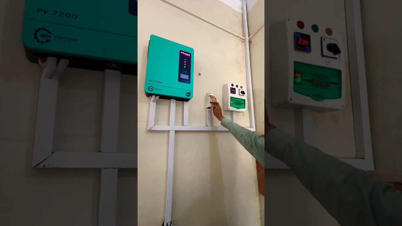 Fronus pv 7200 inverter installed 