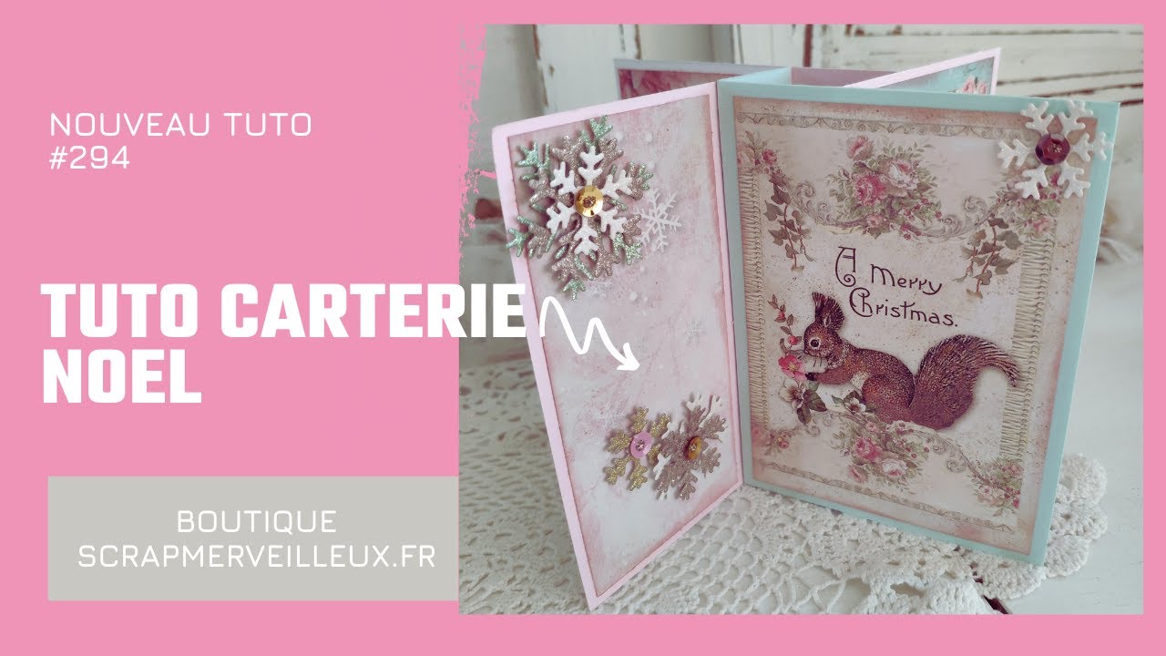 #scrapbooking #tuto #carterie ##tuto294 Une carte/menu/porte photo