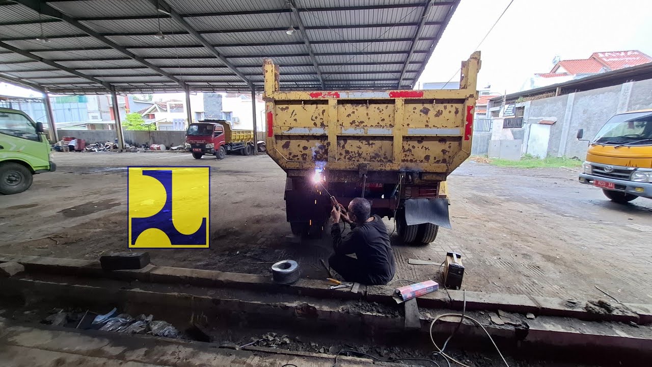 Pengelasan Kunci Otomatis Pintu Bak Damp Truk