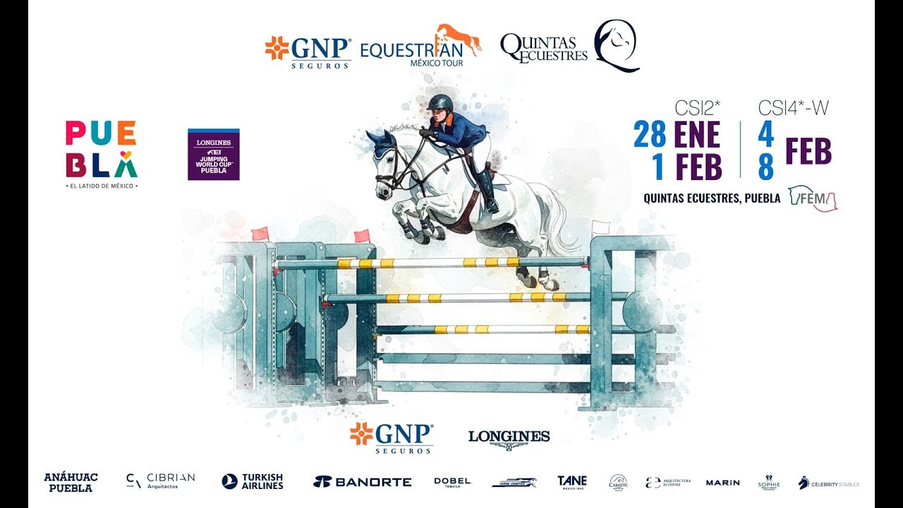 CSI 4*-W QUINTAS ECU. PUEBLA 2A SEM  PBA: 36 - CSI 4* LIBRE 1.40