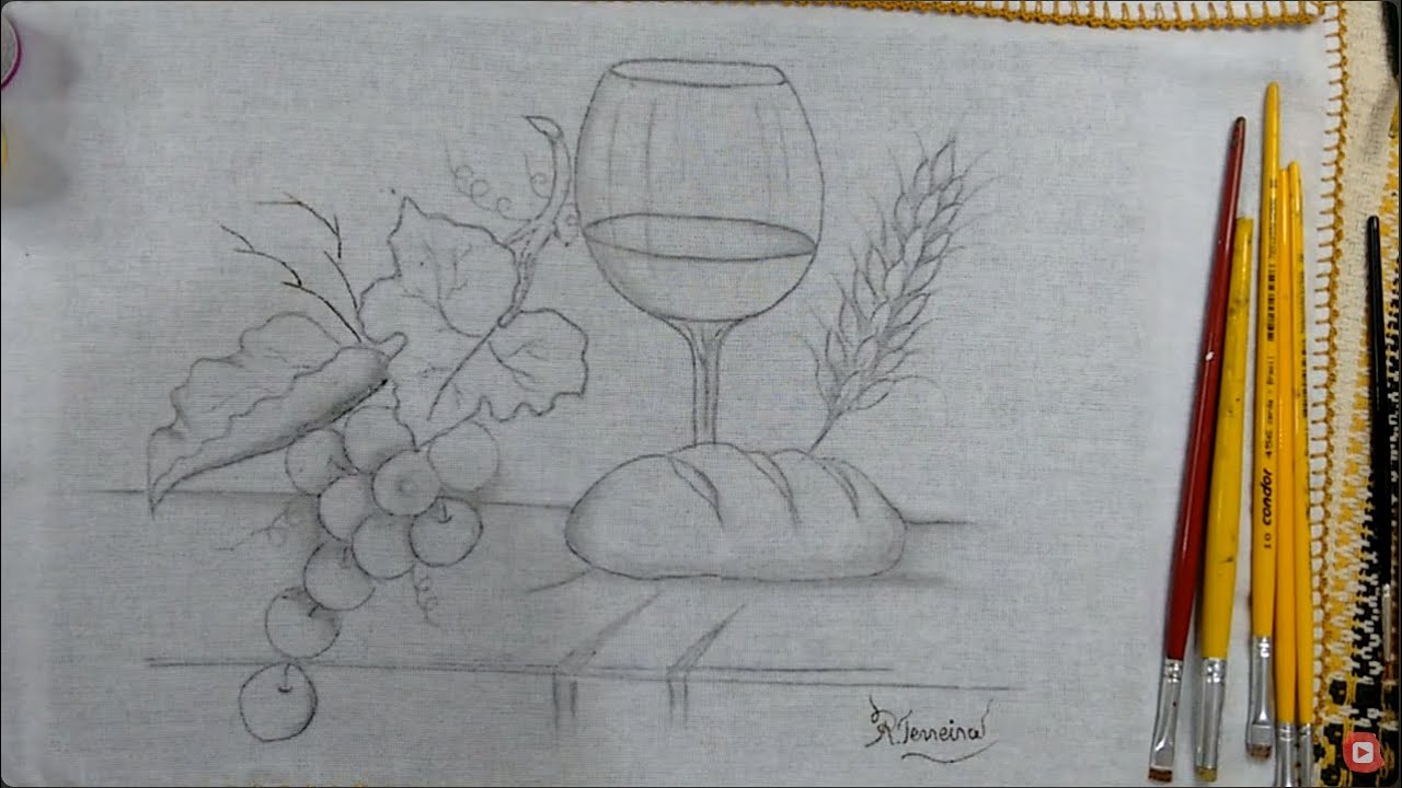 Roberto Ferreira - Novo Projeto - Vamos Aprender a Pintar Pão, Uva e Transparência - Parte 1