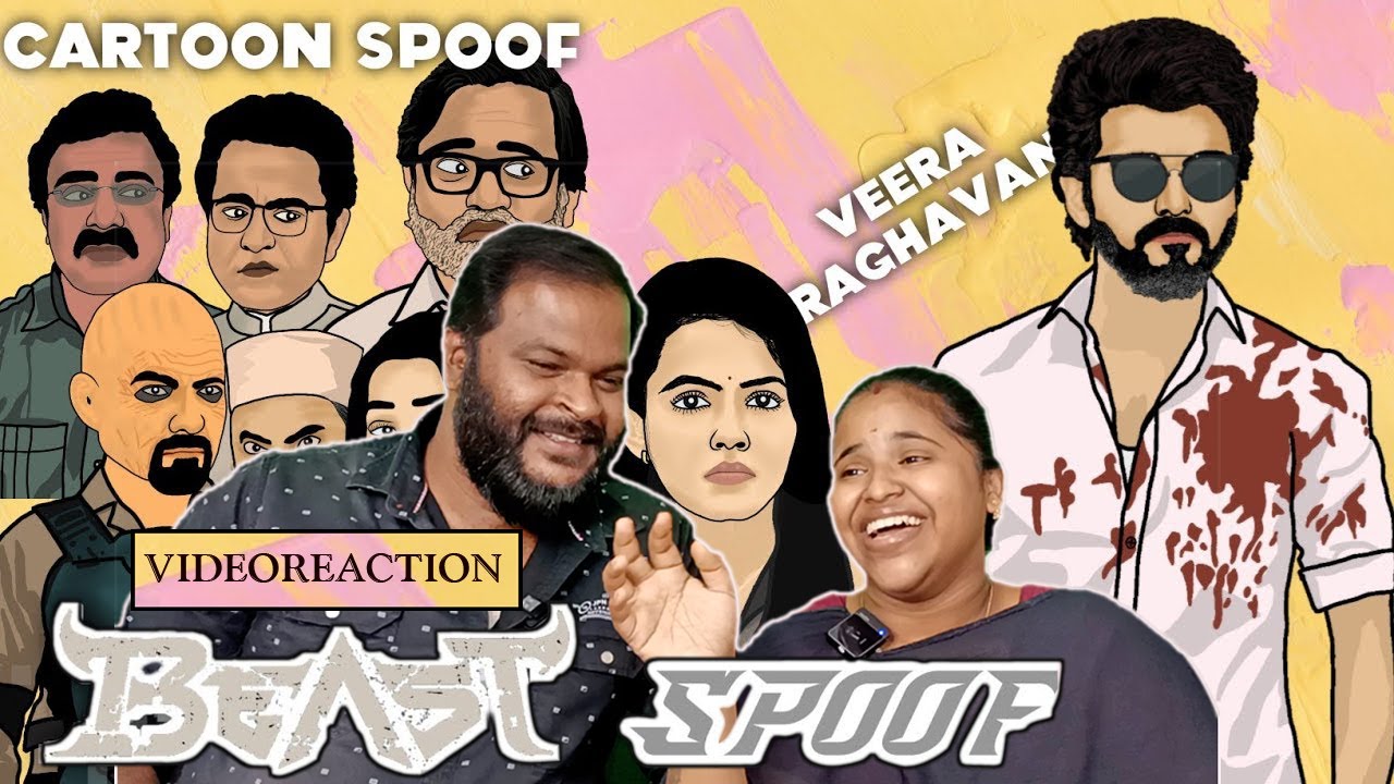 Beast Spoof | Cat Toonz Video Reaction | Tamil Couple Reaction