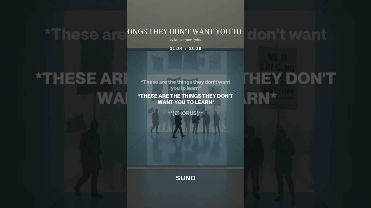 THE THINGS THEY DON'T WANT YOU TO LEARN