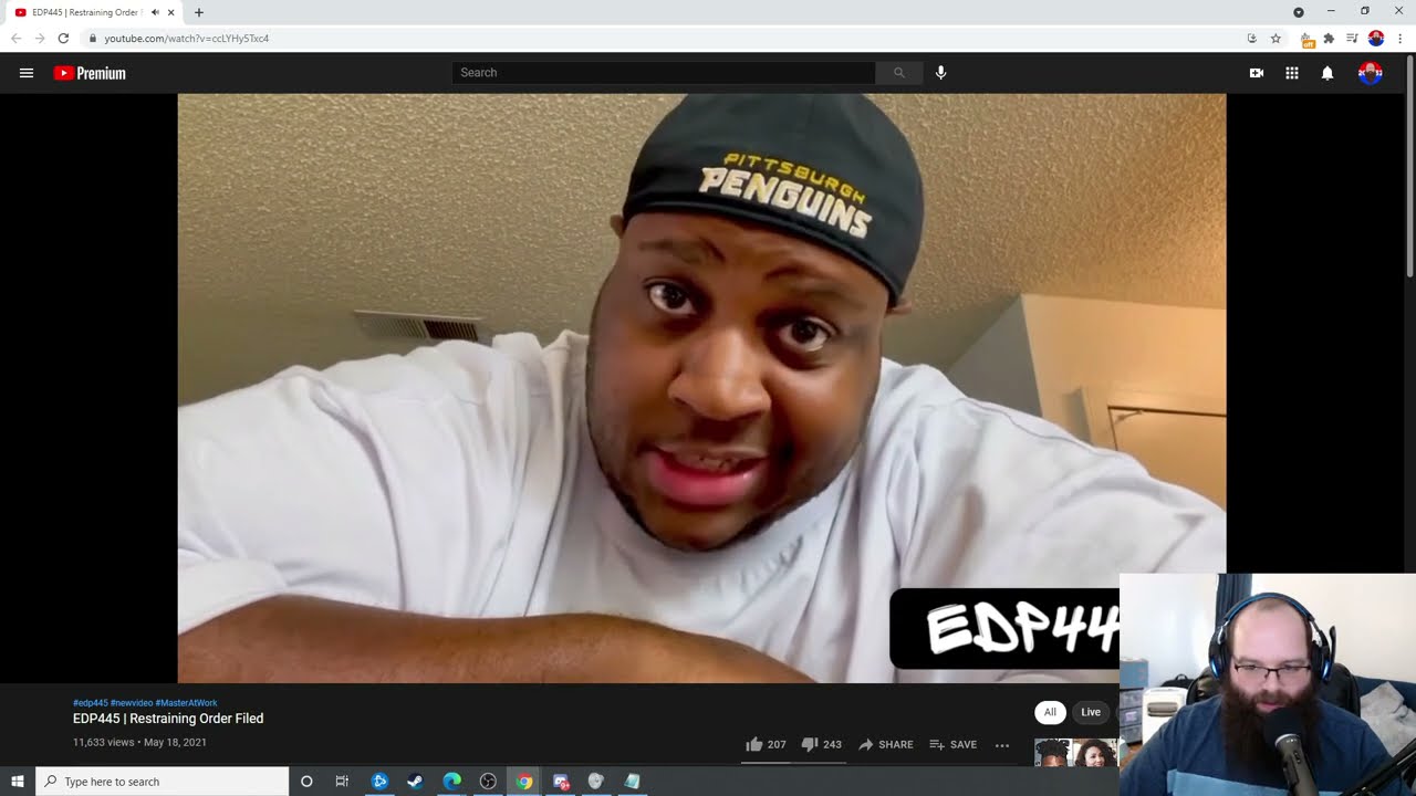 EDP445 Files A Restraining Order