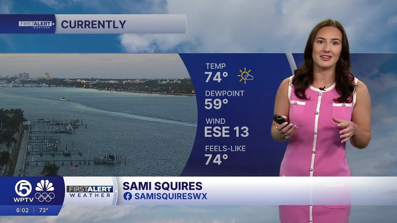 WPTV First Alert Weather Forecast for Evening of February 14th, 2026