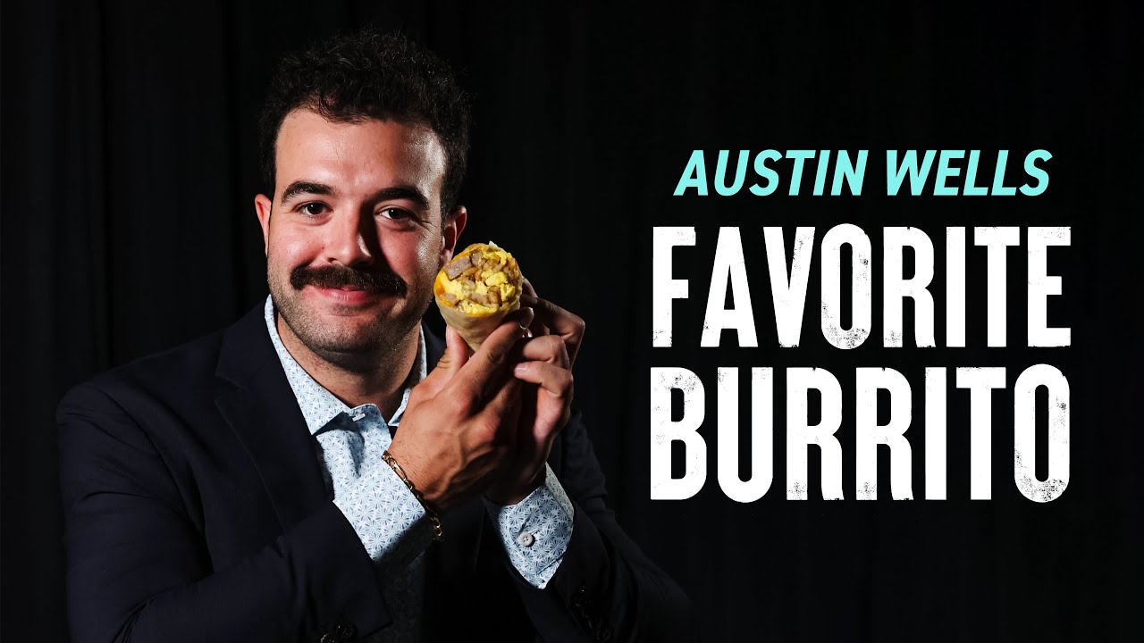 Austin Wells picks his favorite Burrito | NEW YORK YANKEES 2025
