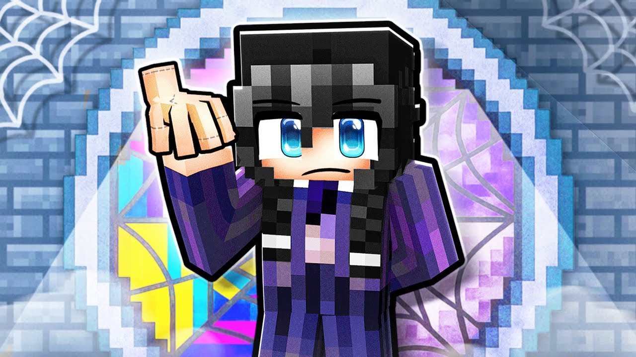 Playing as WEDNESDAY in MINECRAFT!