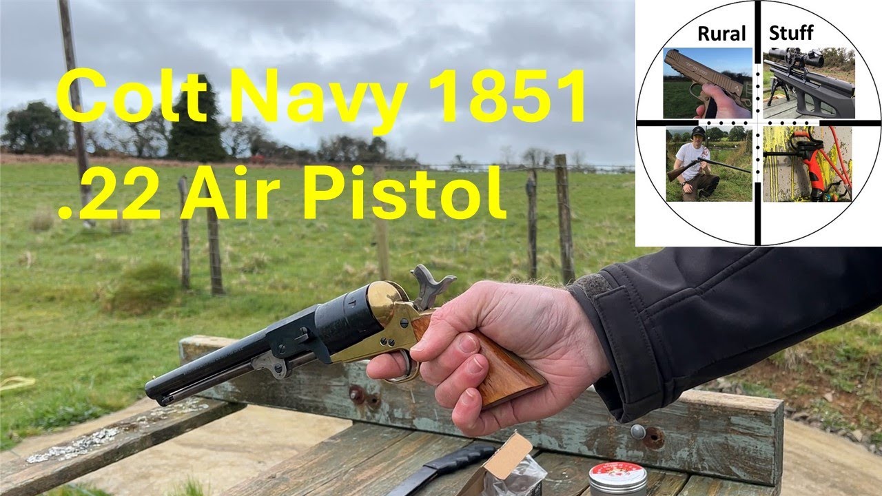 Colt Navy 1851 Air Pistol balloon popping