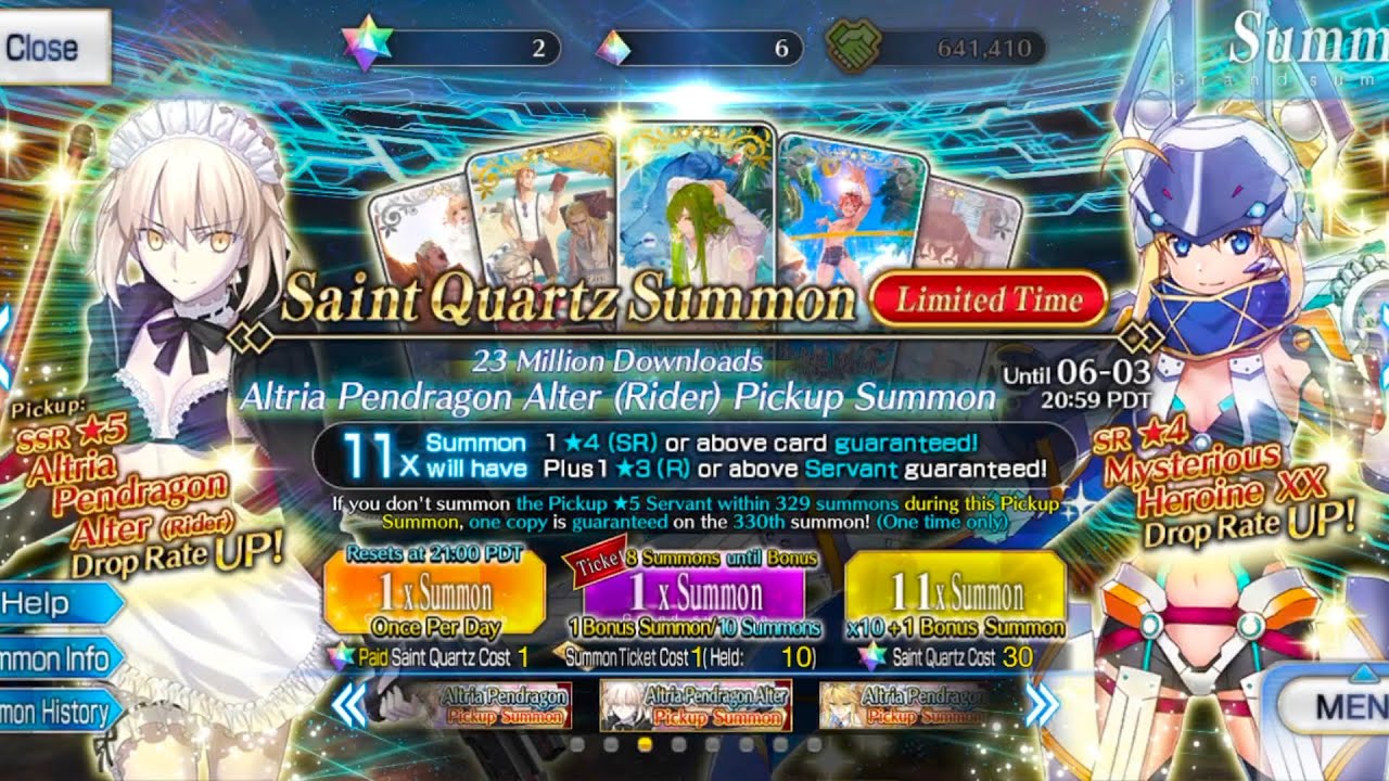 10 Tickets And A Dream [FGO NA]
