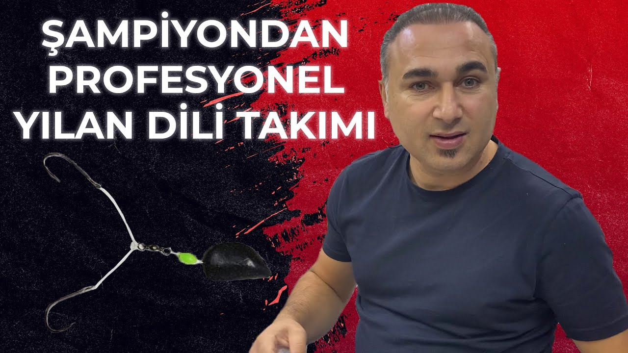 Profesyonel Kaliteli Yılan Dili Takımı / Tekneden Çupra Avı / Gezer Midye Kurşun