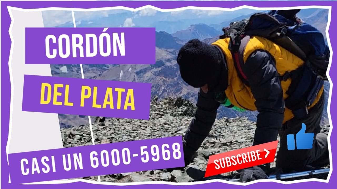 CERRO PLATA (5964m), Vallecitos , Mendoza.  Con muy poca experiencia 🥴