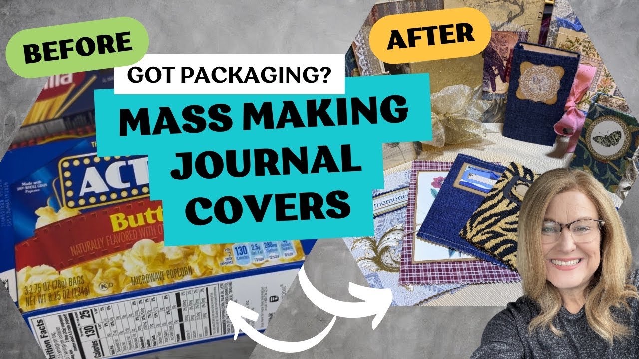 Cereal Box and Packaging Made BEAUTIFUL | Junk Journal Cover Ideas
