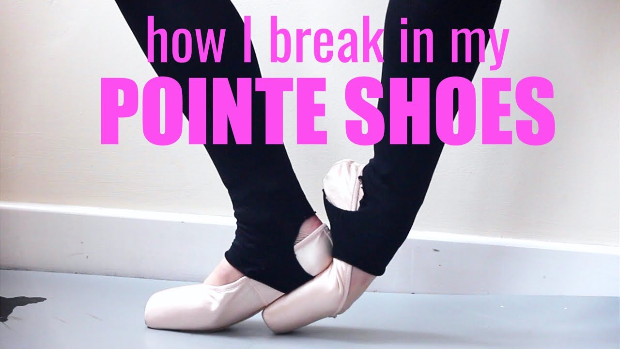 How I Break in New Pointe Shoes - super quick and easy