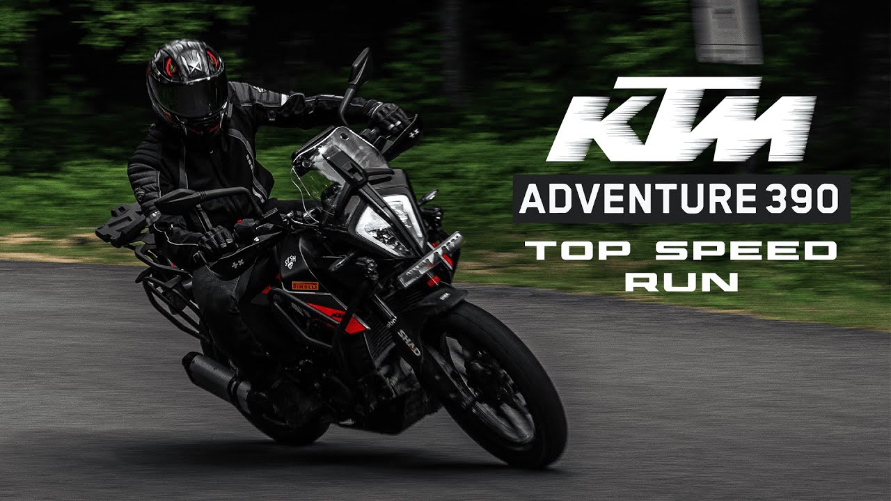2022 KTM 390 Adventure: Top-Speed Run