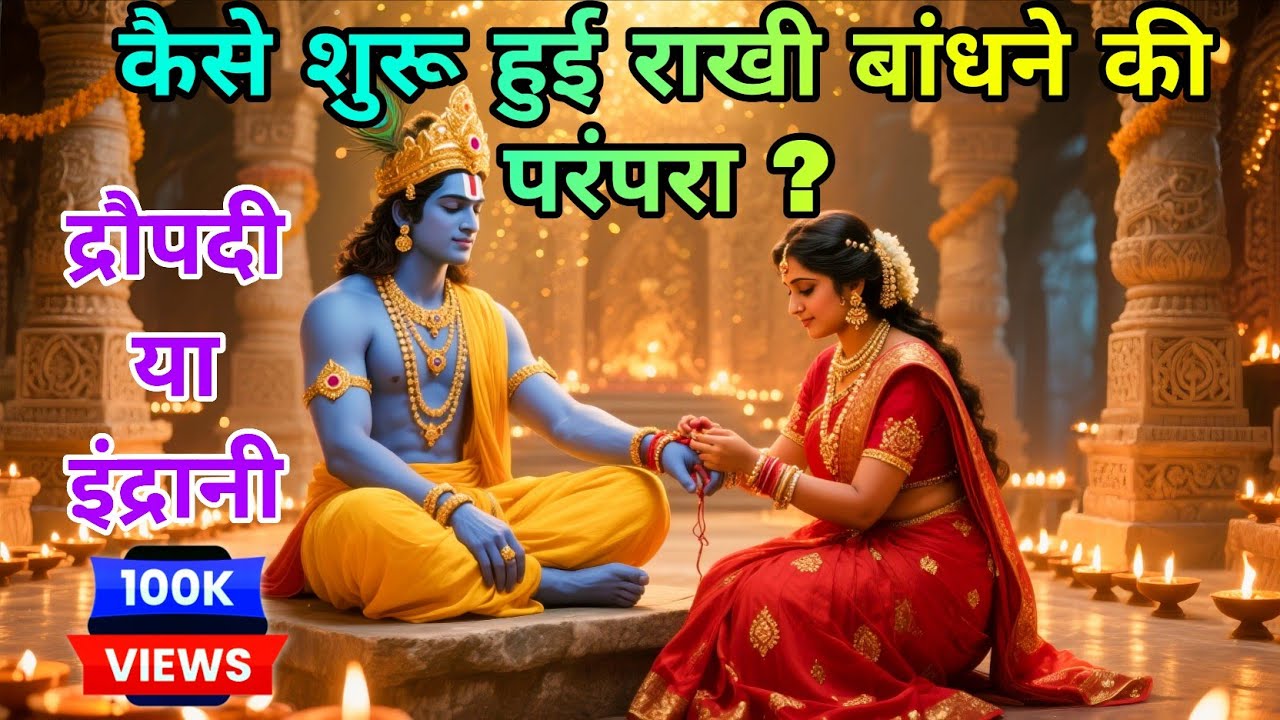 सबसे पहले राखी कृष्ण को क्यों बांधे? || हिंदू शास्त्र के अनुसार रक्षाबंधन का परंपरा कब से शुरू हुई ?
