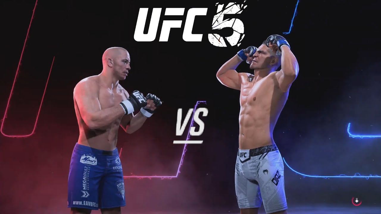 UFC 5 - George St-Pierre vs NIck Diaz - CPU vs CPU